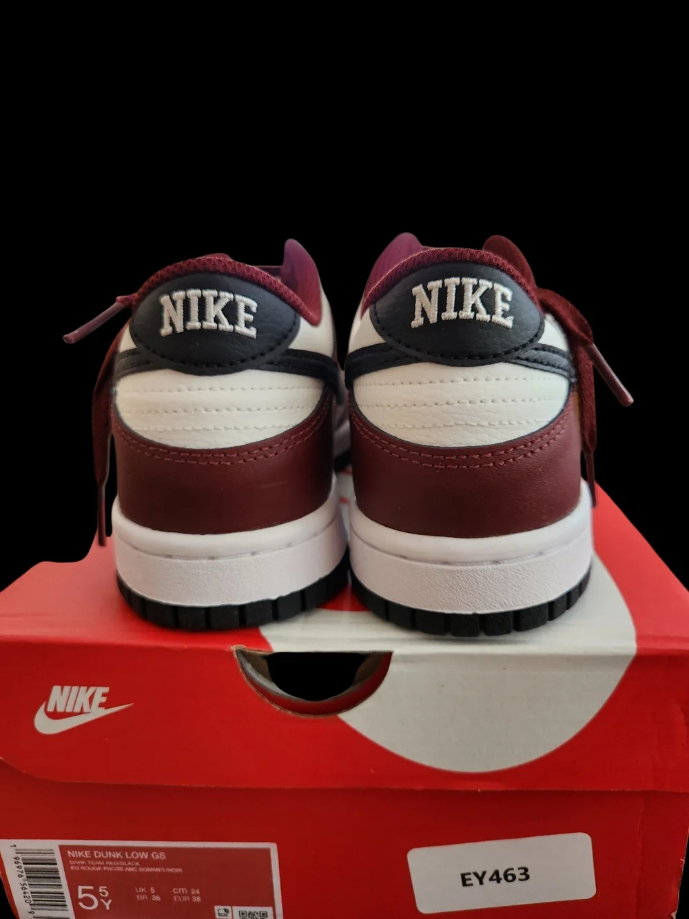 Nike Dunk Low Dark Team Red 5.5Y (7W) *NEW*